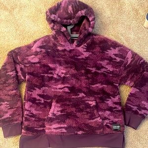 Like new. Calvin Klein fuzzy hoody. Super warm. Only worn once. Size large